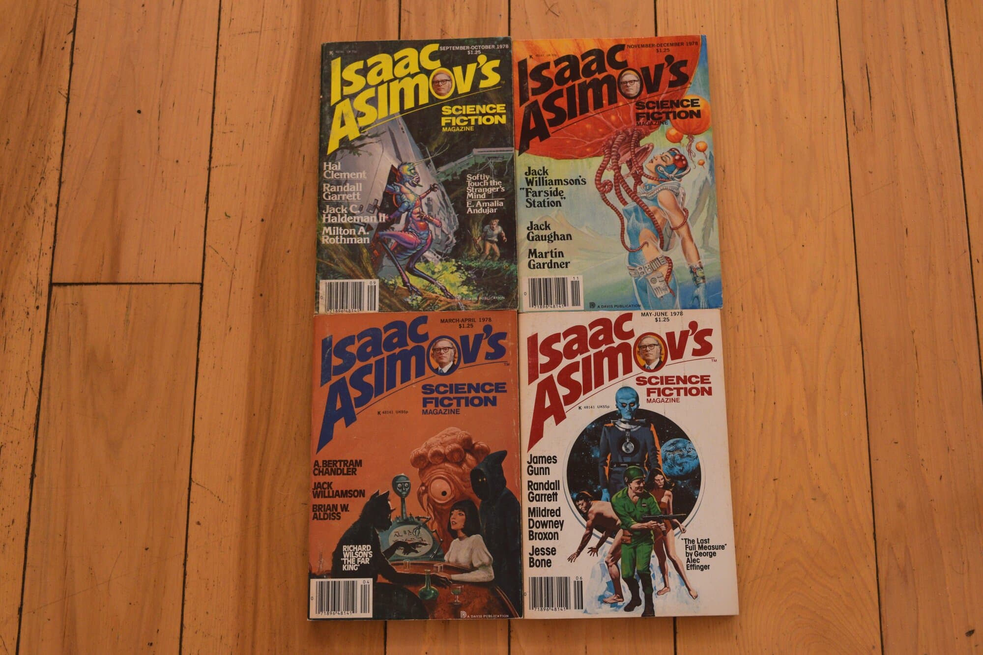 Isaac Asimov's Science Fiction Magazine — 1978 Lot (4 Issues) main photo