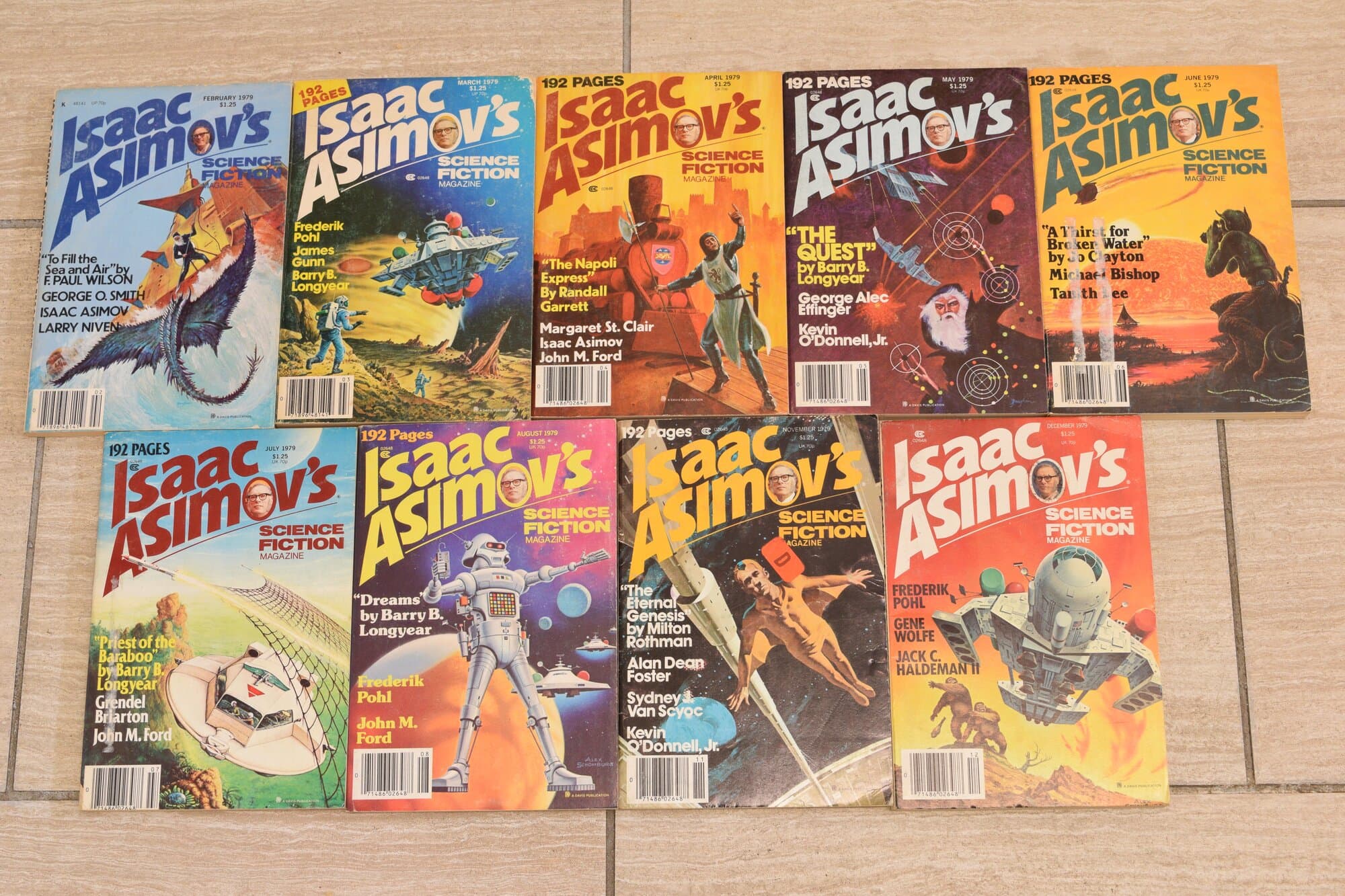 Isaac Asimov's Science Fiction Magazine — 1979 Lot (9 Issues) main photo