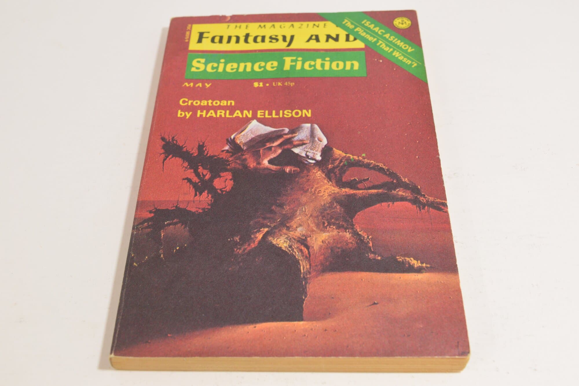 The Magazine of Fantasy & Science Fiction — May 1975 ("Croatoan" by Harlan Ellison) main photo