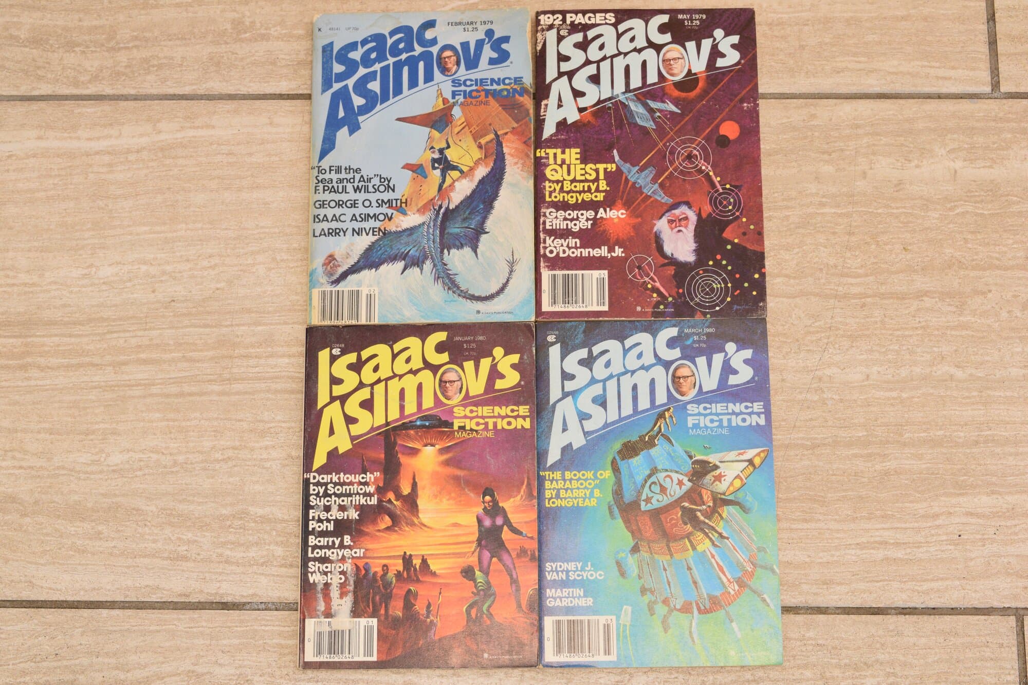 Isaac Asimov's Science Fiction Magazine — 1979–1980 Lot (4 Issues) main photo